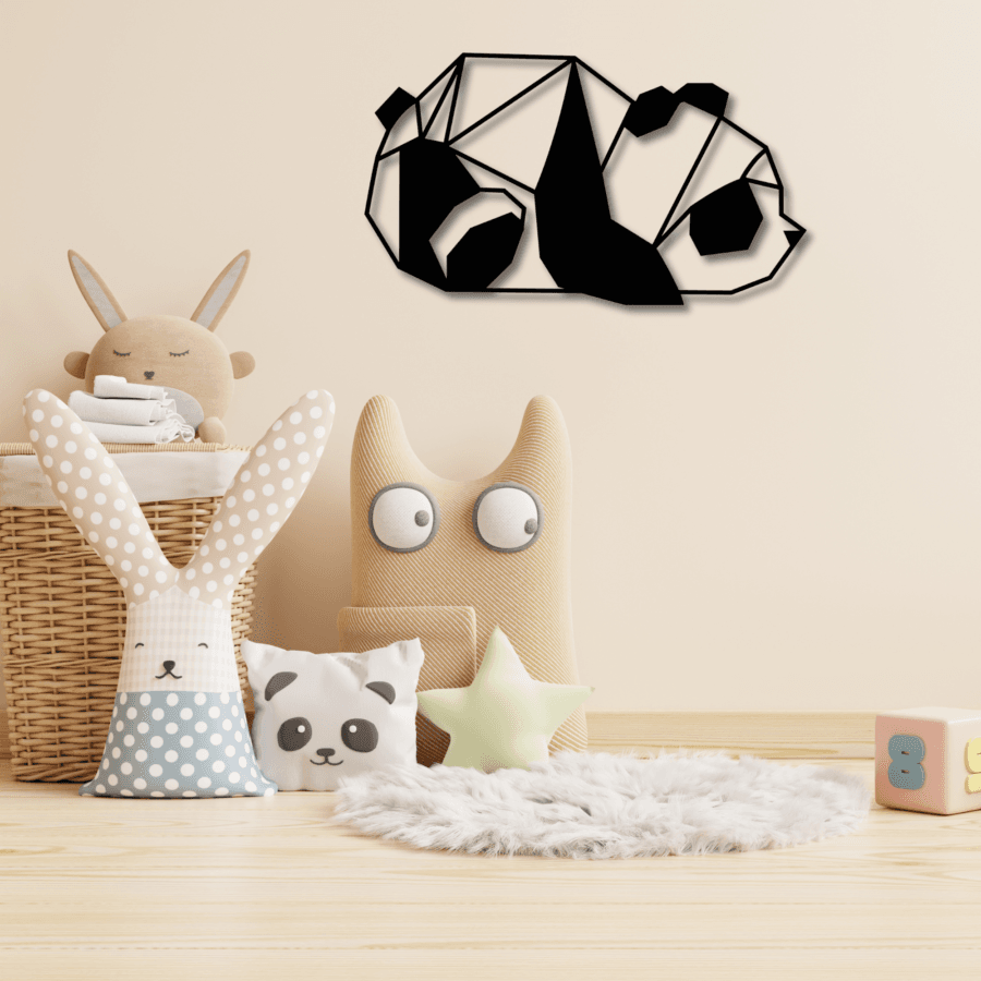Panda Geométrico: Naturaleza y Modernidad en Perfecta Armonía - Imagen 3