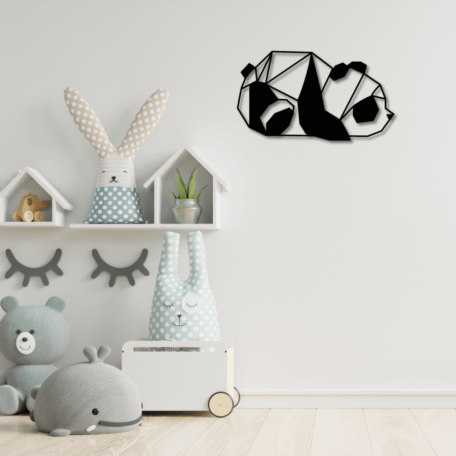 Panda Geométrico: Naturaleza y Modernidad en Perfecta Armonía - Imagen 4