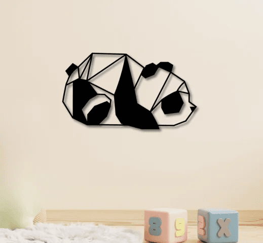 panda cuadros madera infantil guarida dragon 10