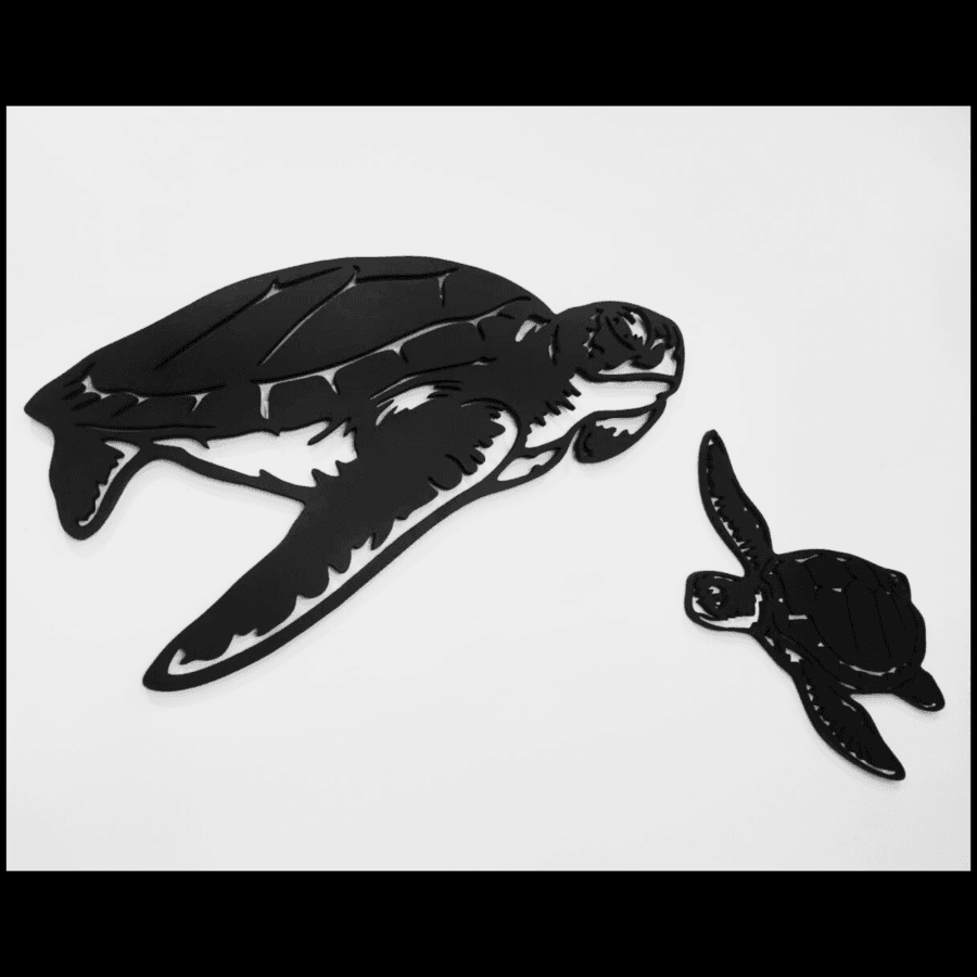 Elegancia Oceánica - Cuadro de Tortugas Marinas para un Toque de Serenidad - Imagen 6